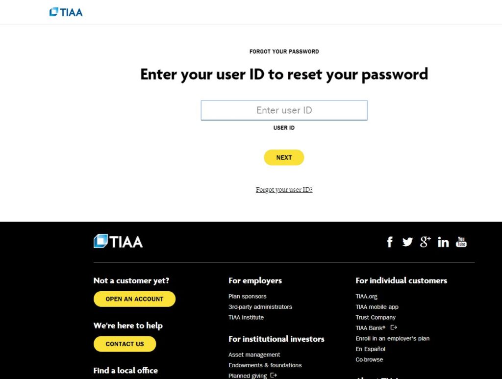 TIAA CREF Login to Secure Account | Sign in online