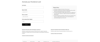 www.nordstromcard.comactivate – Login to Your Nordstrom Card Account